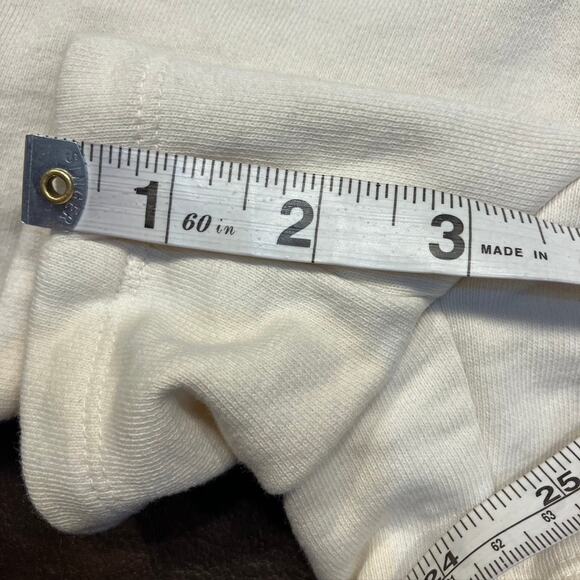 Peloton Womens Large SU121 Sweat Short Cream Pockets Active Loungewear - Picture 15 of 16